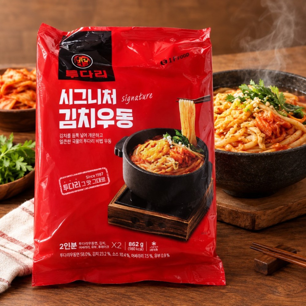 투다리 시그니처 김치우동