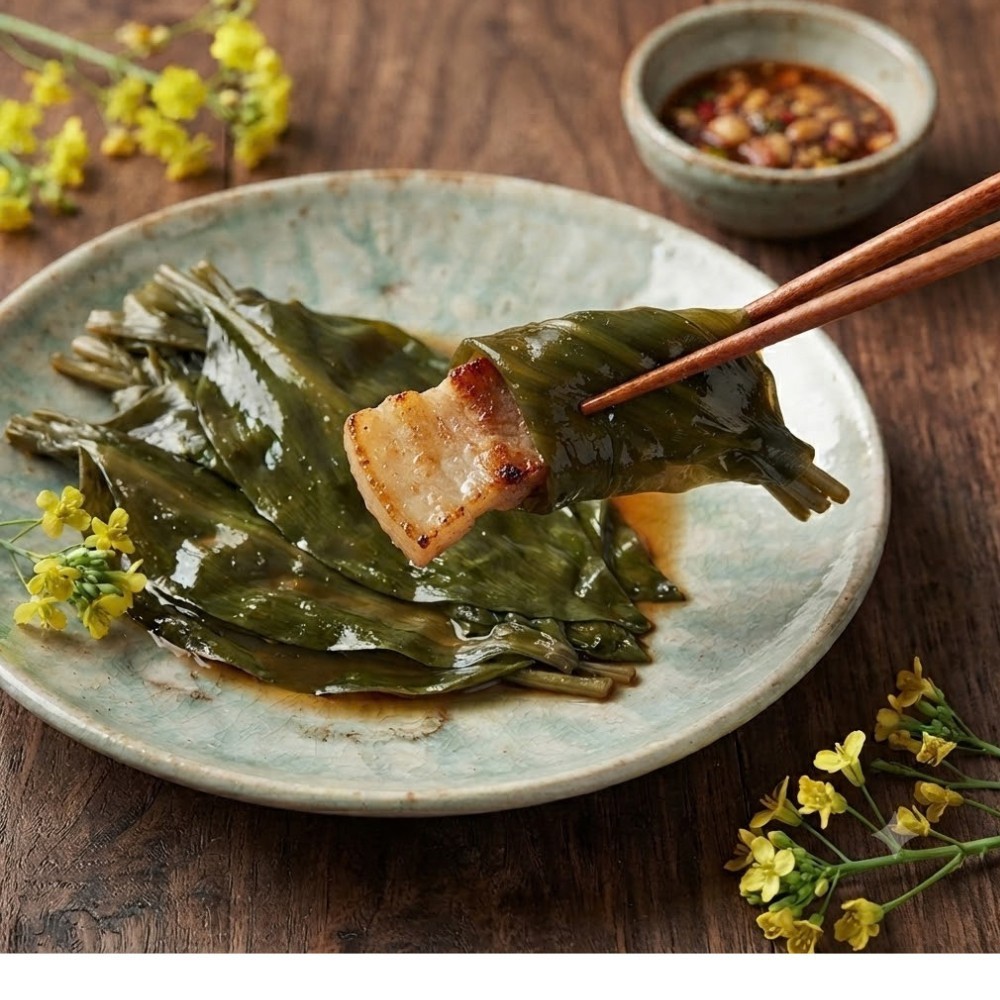 명이나물 장아찌 삼겹살과 함께먹는 명이나물절임